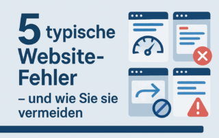 5 typische Website-Fehler